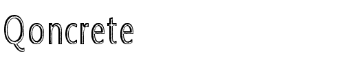 Qoncrete.ttf字體轉換器圖片