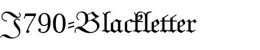 J790-Blackletter.ttf字體轉換器圖片