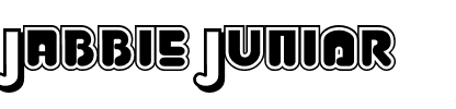 Jabbie Junior.ttf字體轉換器圖片