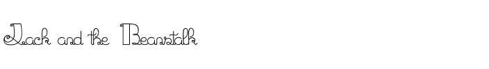 Jack and the Beanstalk.ttf字體轉換器圖片