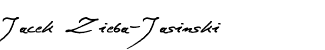 Jacek Zieba-Jasinski.ttf字體轉換器圖片