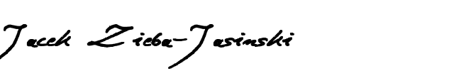 Jacek Zieba-Jasinski.ttf字體轉換器圖片