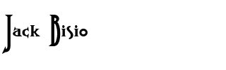 Jack Bisio.ttf字體轉換器圖片