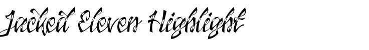 Jacked Eleven Highlight.ttf字體轉換器圖片
