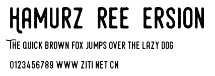 Hamurz Free Version.otf字體轉換器圖片