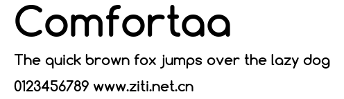 Comfortaa.ttf字體轉換器圖片