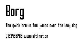 Borg.ttf字體轉換器圖片