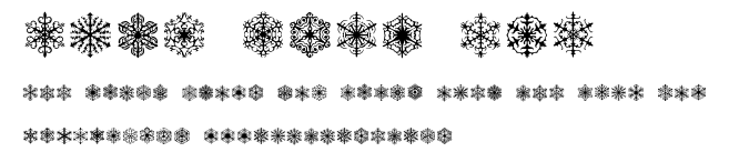 Faux Snow BRK.ttf字體轉換器圖片