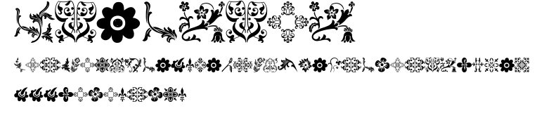 Floralia.ttf字體轉換器圖片