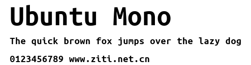 Ubuntu Mono.ttf字體轉換器圖片
