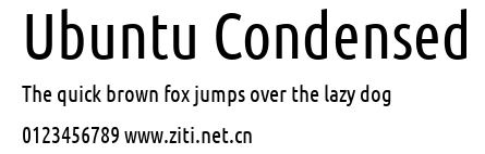Ubuntu Condensed.ttf字體轉換器圖片