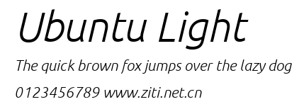 Ubuntu Light.ttf字體轉換器圖片