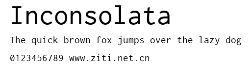 Inconsolata.ttf字體轉換器圖片