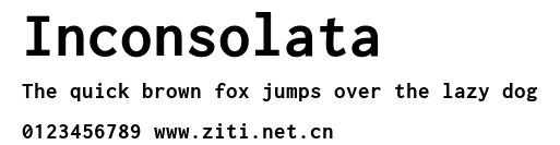 Inconsolata.ttf字體轉換器圖片