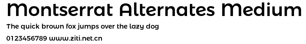 Montserrat Alternates Medium.otf字體轉換器圖片