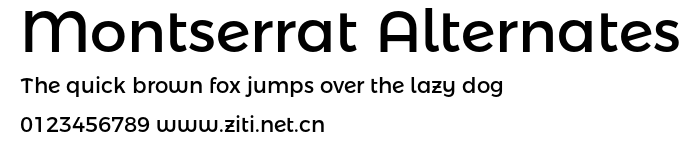 Montserrat Alternates.otf字體轉換器圖片