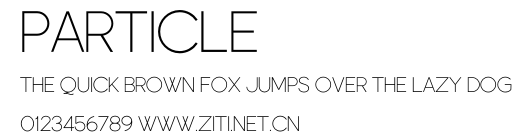 Particle.otf字體轉換器圖片