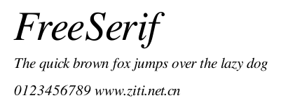 FreeSerif.ttf字體轉換器圖片