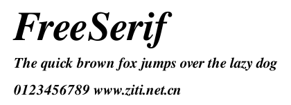 FreeSerif.ttf字體轉換器圖片