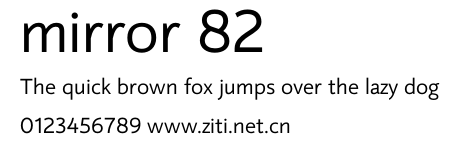 mirror 82.otf字體轉換器圖片