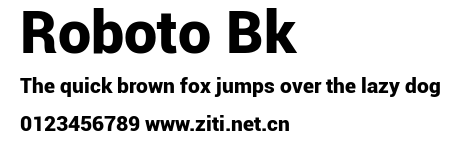 Roboto Bk.ttf字體轉換器圖片