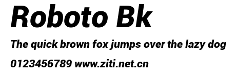 Roboto Bk.ttf字體轉換器圖片