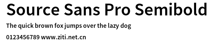 Source Sans Pro Semibold.otf字體轉換器圖片