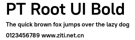 PT Root UI Bold.otf字體轉換器圖片