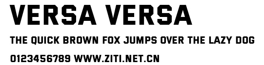 Versa Versa.otf字體轉換器圖片