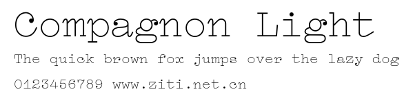 Compagnon Light.otf字體轉換器圖片