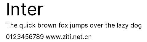 Inter.ttf字體轉換器圖片