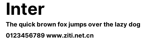 Inter.otf字體轉換器圖片