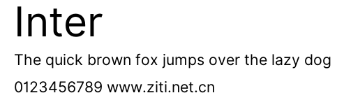 Inter.otf字體轉換器圖片