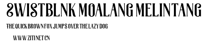 Swistblnk Moalang Melintang.ttf字體轉換器圖片