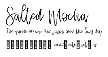 Salted Mocha.otf字體轉換器圖片