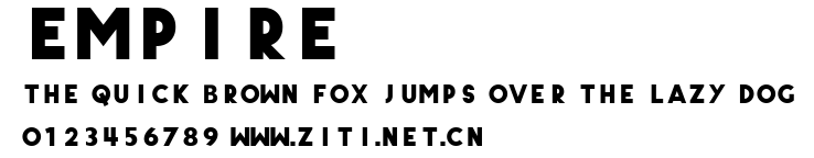 Empire.ttf字體轉換器圖片