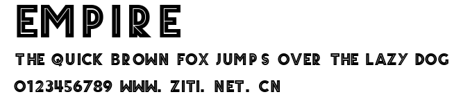 Empire.ttf字體轉換器圖片