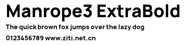 Manrope3 ExtraBold.otf字體轉換器圖片