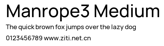 Manrope3 Medium.otf字體轉換器圖片