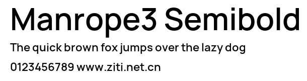 Manrope3 Semibold.otf字體轉換器圖片
