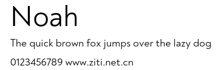 Noah.otf字體轉換器圖片