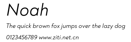 Noah.otf字體轉換器圖片