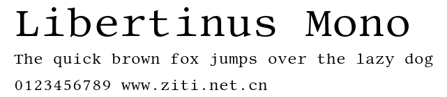 Libertinus Mono.otf字體轉換器圖片