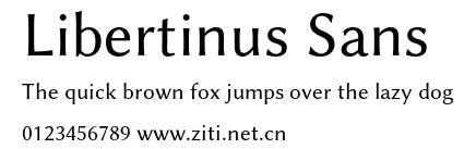 Libertinus Sans.otf字體轉換器圖片