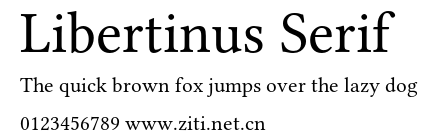 Libertinus Serif.otf字體轉換器圖片