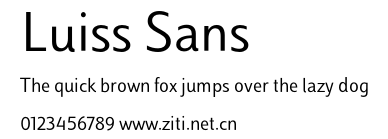 Luiss Sans.otf字體轉換器圖片