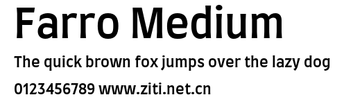 Farro Medium.otf字體轉換器圖片