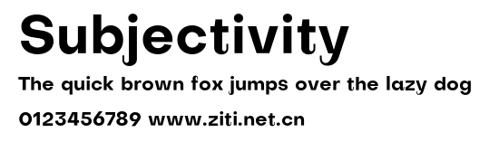 Subjectivity.otf字體轉換器圖片