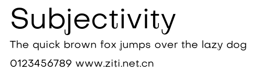 Subjectivity.otf字體轉換器圖片