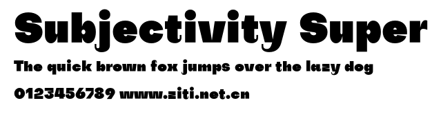 Subjectivity Super.otf